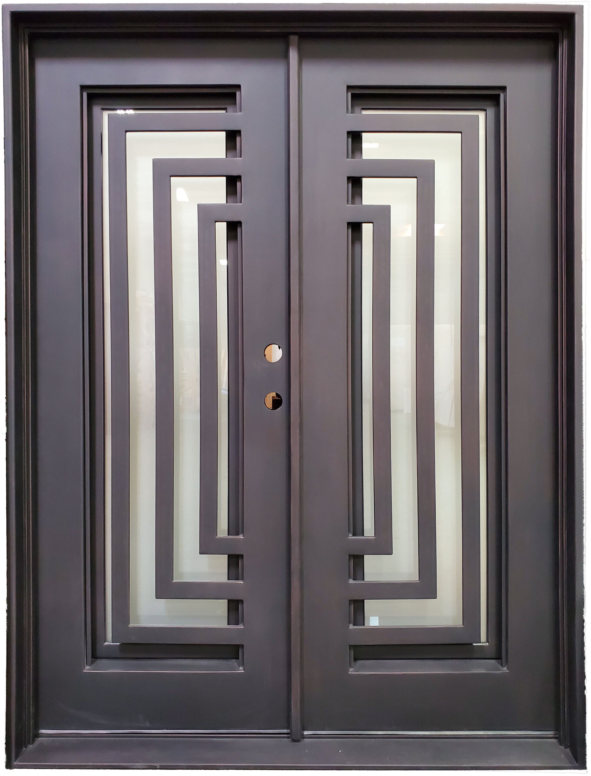 Mimosa Single Entry Iron Door | Buy Iron Doors CA – Luxe Iron Doors
