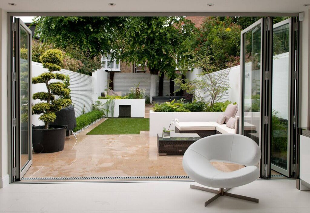bifold doors for small patios.