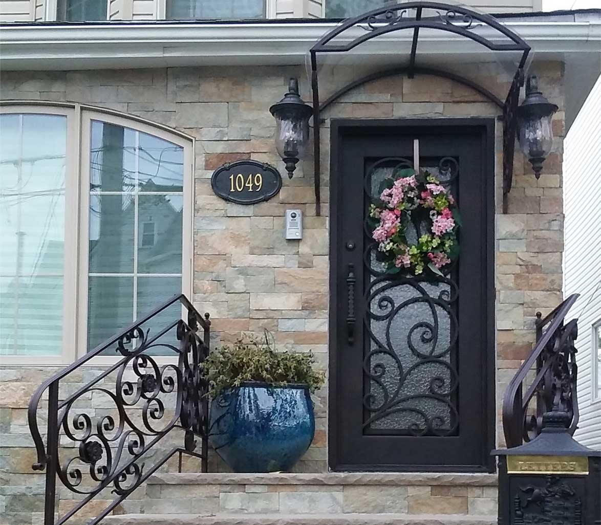 Single Iron Doors