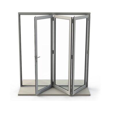 Aluminum And Argon Glass Bifolding Door