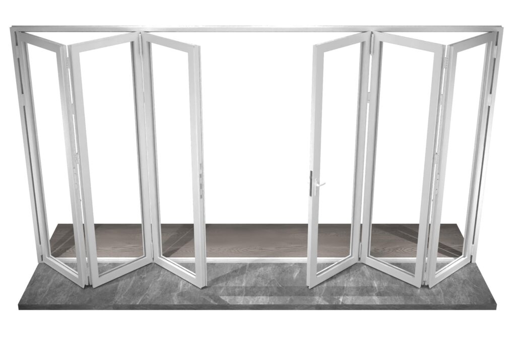 6 panel bifold door