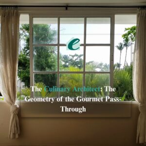 The Culinary Architect The Geometry of the Gourmet Pass-Through
