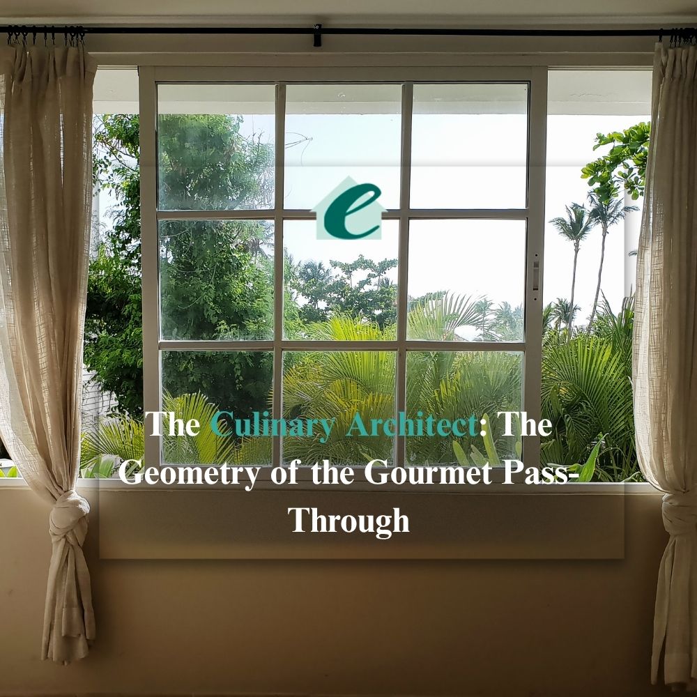 The Culinary Architect The Geometry of the Gourmet Pass-Through