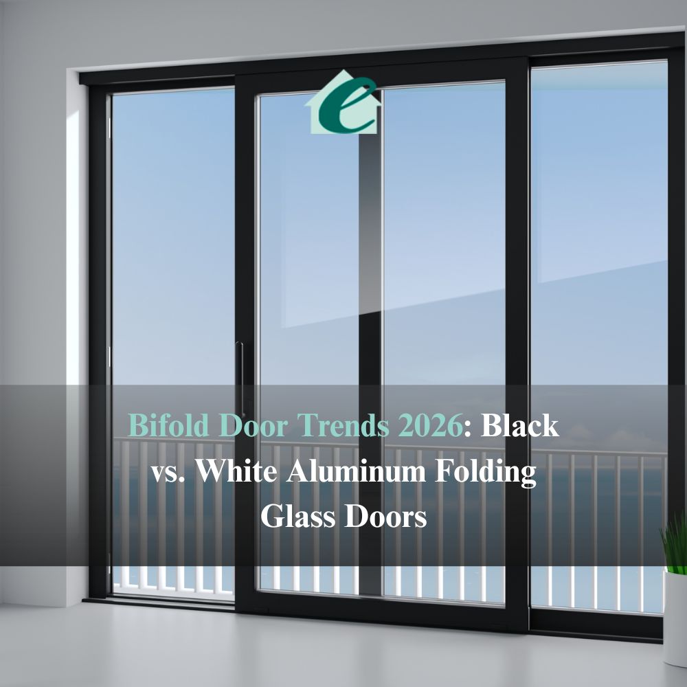 Bifold Door Trends 2026 Black vs. White Aluminum Folding Glass Doors